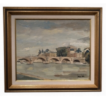 Tableau "Paris" signé Francis LODS