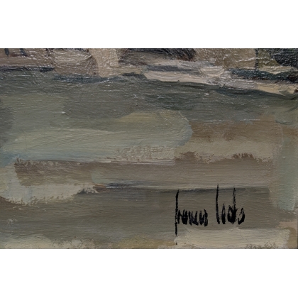 Tableau \"Paris\" signé Francis LODS