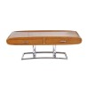 Table basse Riviera, teinte noyer