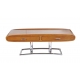 Table basse Riviera, teinte noyer
