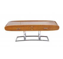 Table basse Riviera, teinte noyer