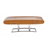Table basse Riviera, teinte noyer