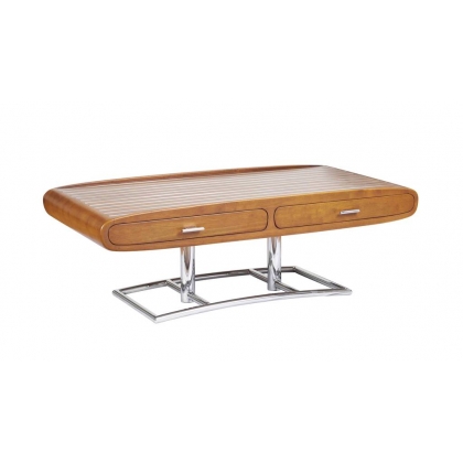 Table basse Riviera, teinte noyer