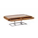 Table basse Riviera, teinte noyer
