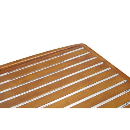 Table basse Riviera, teinte noyer