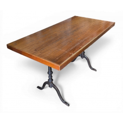 Table de bistro piétement en fonte