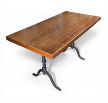 Table de bistro piétement en fonte