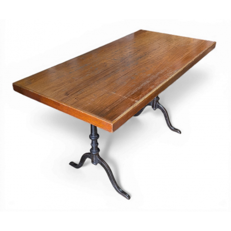 Table de bistro piétement en fonte