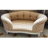 Blue and white lacquered dog sofa