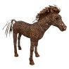 Cheval en tôle perforée