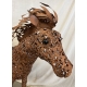 Cheval en tôle perforée