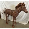 Cheval en tôle perforée
