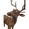 Cerf en tôle perforée