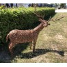 Cerf en tôle perforée