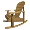 Fauteuil à bascule de jardin \"Adirondack\" en teck