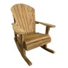 Fauteuil à bascule de jardin \"Adirondack\" en teck