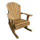 Fauteuil à bascule de jardin "Adirondack" en teck