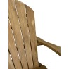 Fauteuil à bascule de jardin \"Adirondack\" en teck