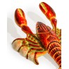 Tire-bottes Homard en fonte orange
