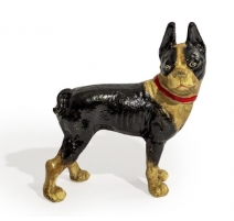 Arrêt de porte chien en fonte