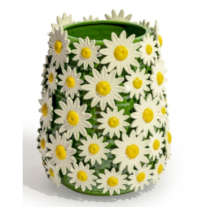 Vase \"Pâquerettes\" en céramique