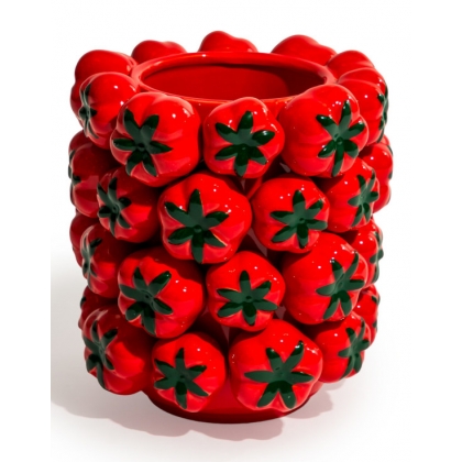 Vase \"Tomates\" en céramique
