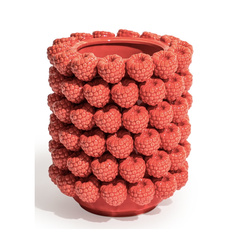 Vase "Framboises" en céramique