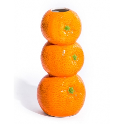 Vase "Oranges" en céramique