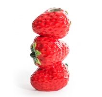 Vase "Fraises" en céramique