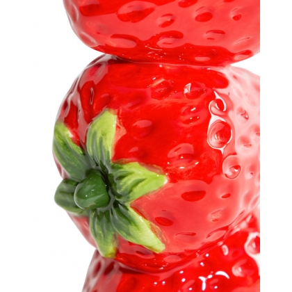 Vase \"Fraises\" en céramique