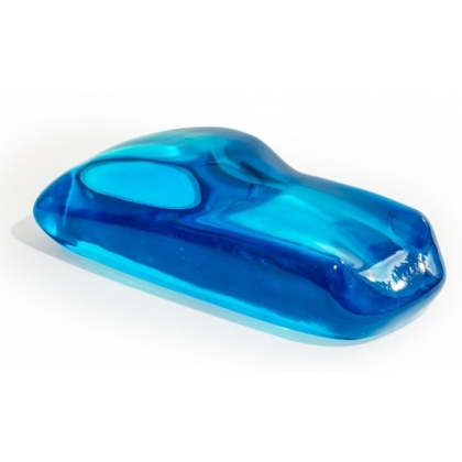 Presse-papier Voiture de sport en résine bleue