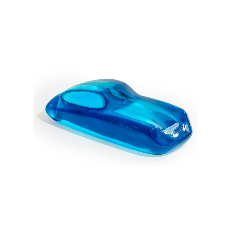 Presse-papier Voiture de sport en résine bleue