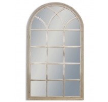 Miroir fenètre archée grise