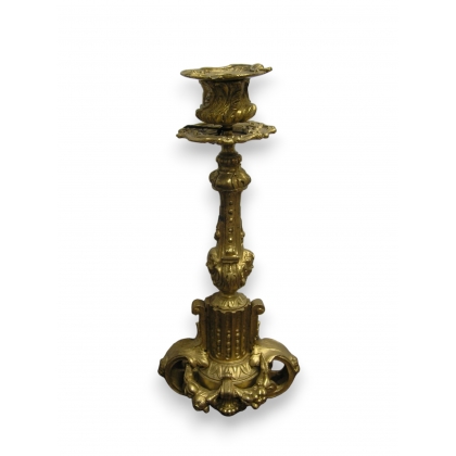 Pair of Napoleon III candlesticks by  Moinat SA  - Antiques and home décor