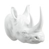 White porcelain rhinoceros head at  Moinat SA  - Antiques and home décor