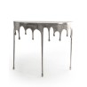 Console "Dali" goutte en aluminium brossé