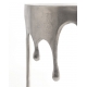 Console "Dali" goutte en aluminium brossé