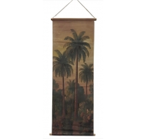 Panneau imprimé "Palmiers"