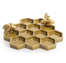 Vide-poches "Rayon de miel" en céramique