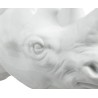 White porcelain rhinoceros head at  Moinat SA  - Antiques and home décor