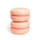 Table d'appoint "Macarons" en céramique rose