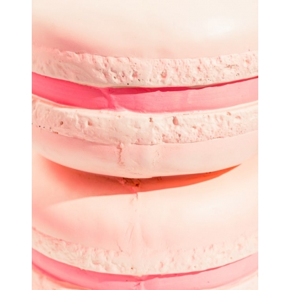 Table d'appoint "Macarons" en fibre de verre rose