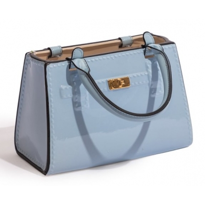 Vase "Sac à main bleu" en céramique