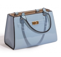 Vase "Sac à main bleu" en céramique