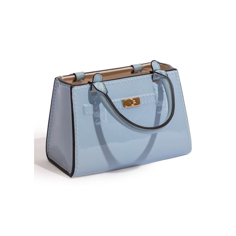 Vase "Sac à main bleu" en céramique