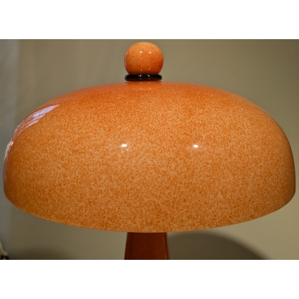 Lampe orange Barovier e Toso