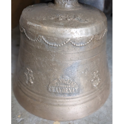 Cloche en bronze marquée VIGLINO Chavornay