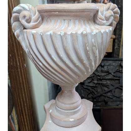 Vasque et colonne en plâtre