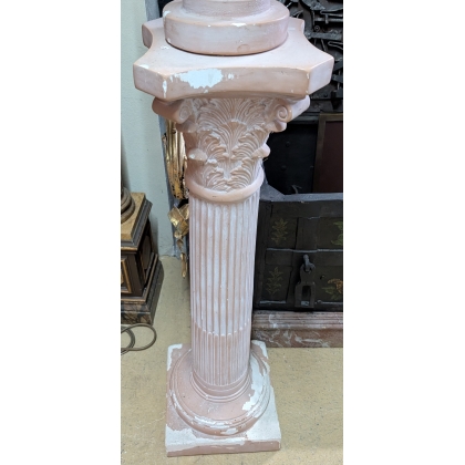 Vasque et colonne en plâtre