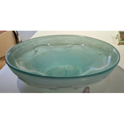 Grande coupe en verre signée Seguso